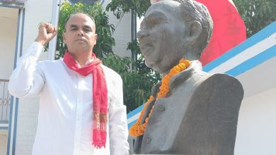 इंडिया गठबंधन प्रत्याशी विनोद सिंह नामांकन मजदूर दिवस कोडरमा लोकसभा झारखंड मुख्यमंत्री चंपई सोरेन