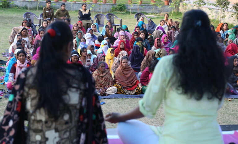 Women inmates of Tihar Jail experience Euphonic Yoga