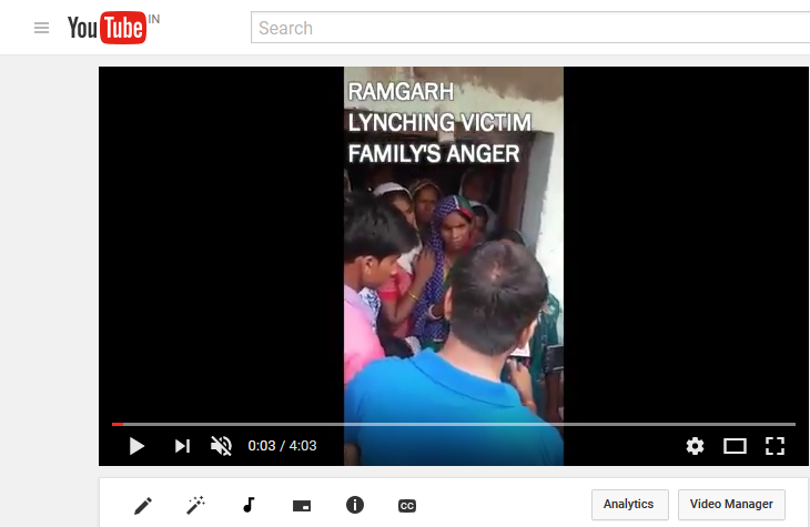 Ramgarh, lynching