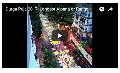 Longest Alpana Rangoli