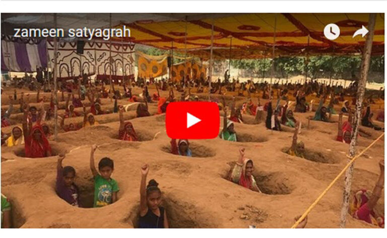 Farmer’s ‘half-buried’ protest: A month on, but Vasundhara Raje yet to listen