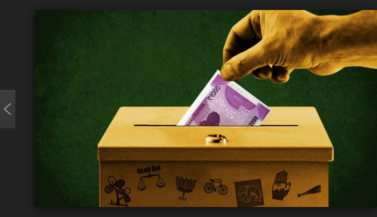 Image result for black money at election
