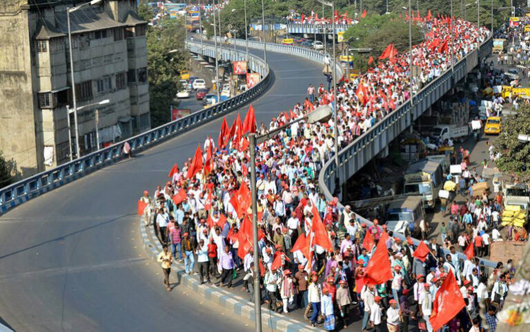 Farmers of Bengal colour Kolkata red