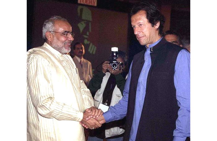 Image result for modi with imran khan
