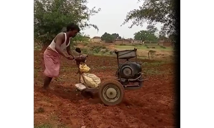 power tiller mahesh karmali tractor farming plough