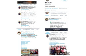 Tweets jharkhand ias PM narendra modi DC