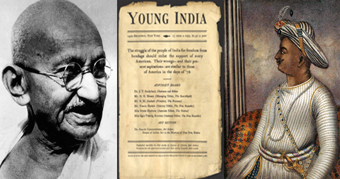 Secular Tipu Sultan Mahatma Gandhi Jayanti West Bengal Mysore Young India