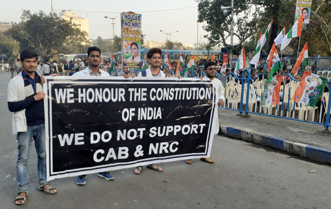 kashmir ayodhya caa and nrc protest citizenship west bengal opposition