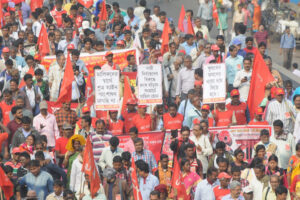 Long March Left Front Kolkata West Bengal Farmers