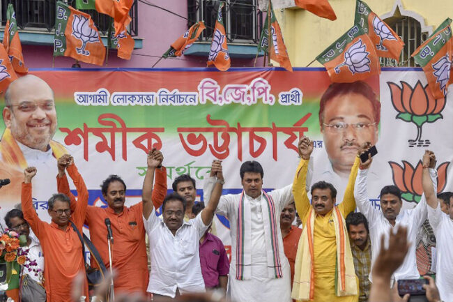 BJP tripura caders workers northeast