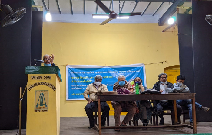 No Vote to BJP: Activists launch campaign in Kolkata before Assembly Polls