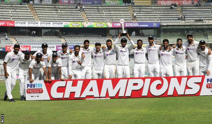 team india crushes new zealand kiwis mumbai test
