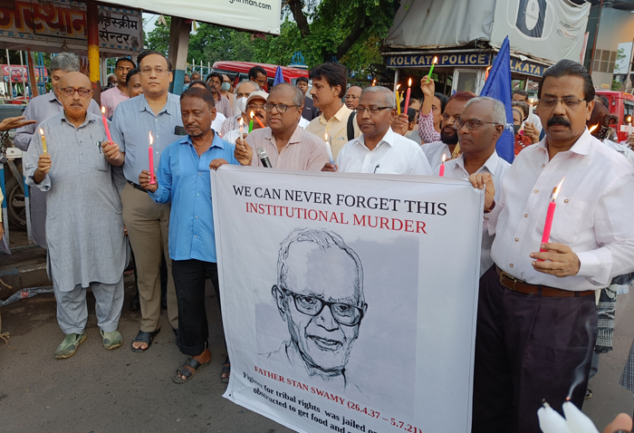 father stan swamy remembered tribal rights activist