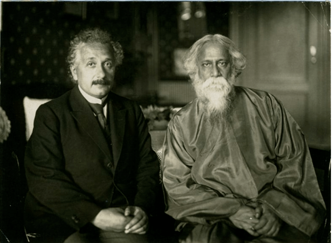 The poet and his universe rabindranath tagore's romance with science albert einstein Heisenberg