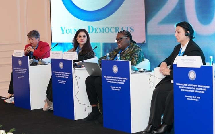 saira shah halim in nam conference 2023 gender equality issues