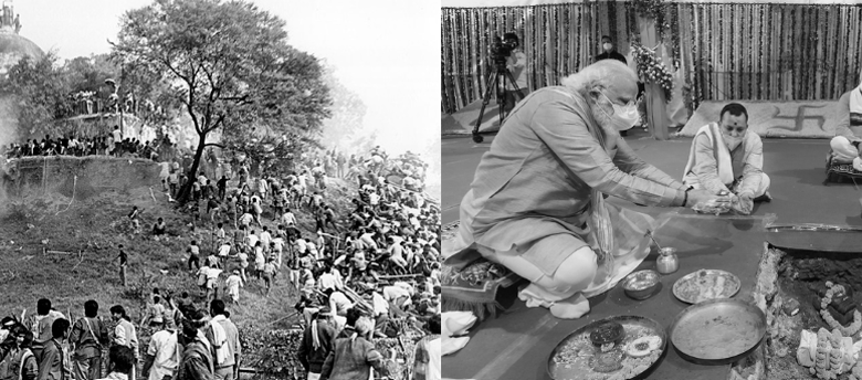 temples of modern india babri masjid ram temple
