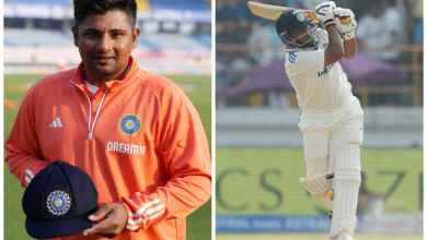 cricketer batsman sarfaraz khan team india test player