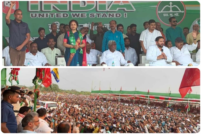 तेजस्वी: युवाओं को मोदी ने रोजगार नहीं दिया, इसलिए युवा शादी कर महिलाओं को मंगलसूत्र पहना नहीं पा रहे