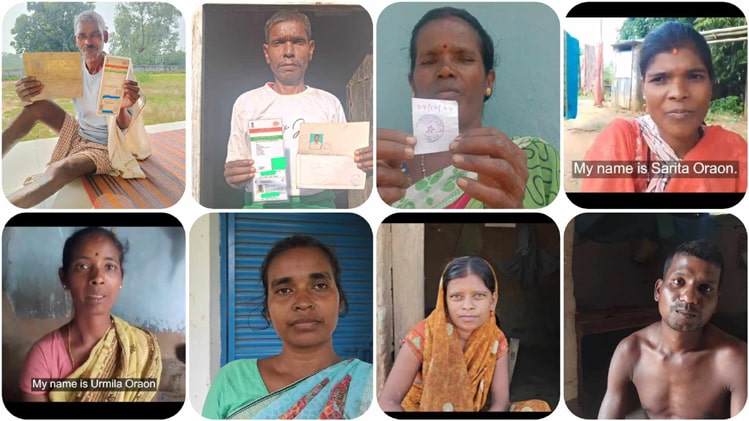 kyc and bank aadhaar card pension scholarship maiya jharkhand