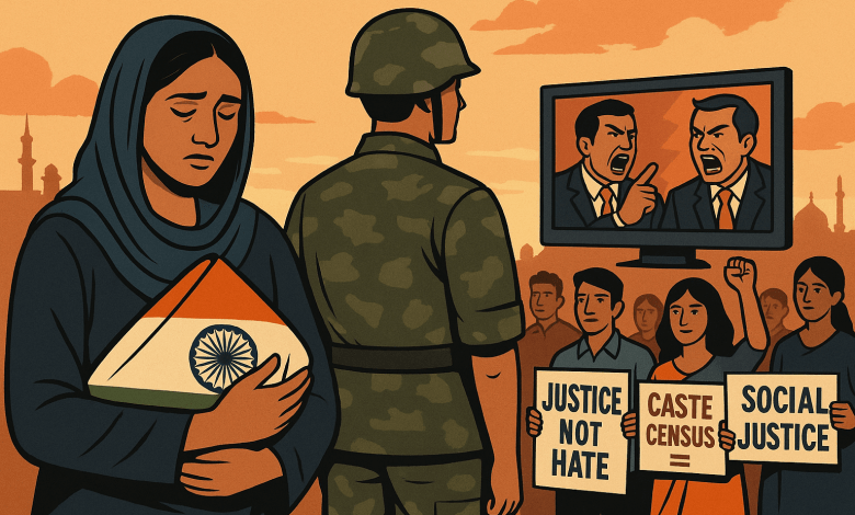 pahalgam and caste census hate war unity justice