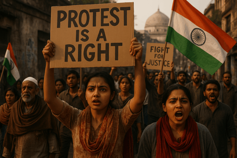 The Right to Be Heard: Protests, Power, and the People