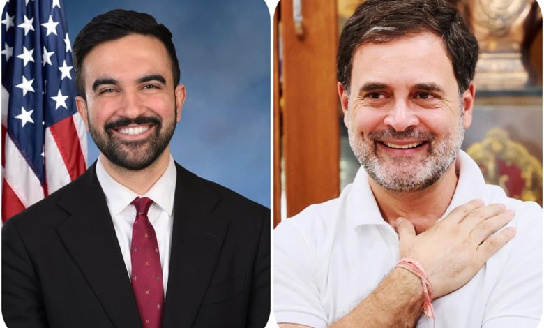 zohran mamdani new york mayor race rahul gandhi congress