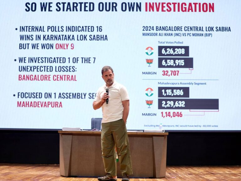 Rahul Gandhi Warns of ‘Digital Dacoity’; Is the ECI Failing India’s Democracy?