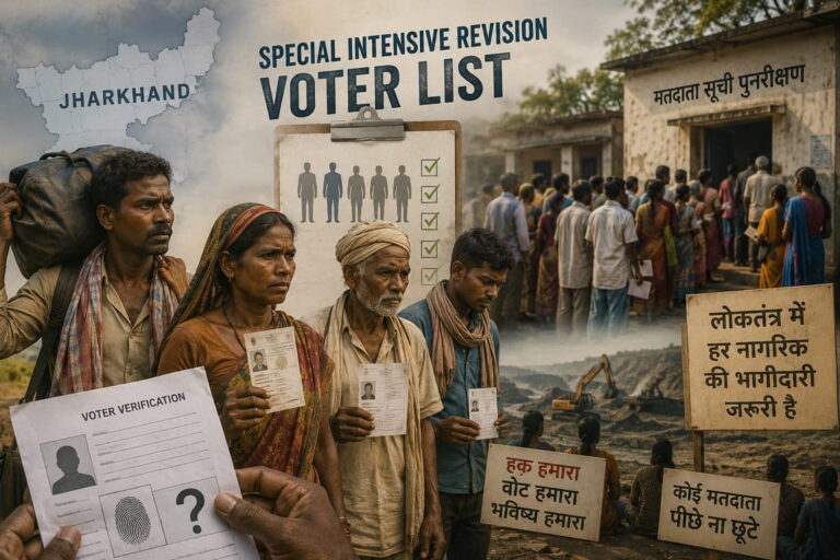 चुनावी सूचियों में बदलाव—झारखंड के हाशिए पर खड़े नागरिकों के लिए वजूद की जंग