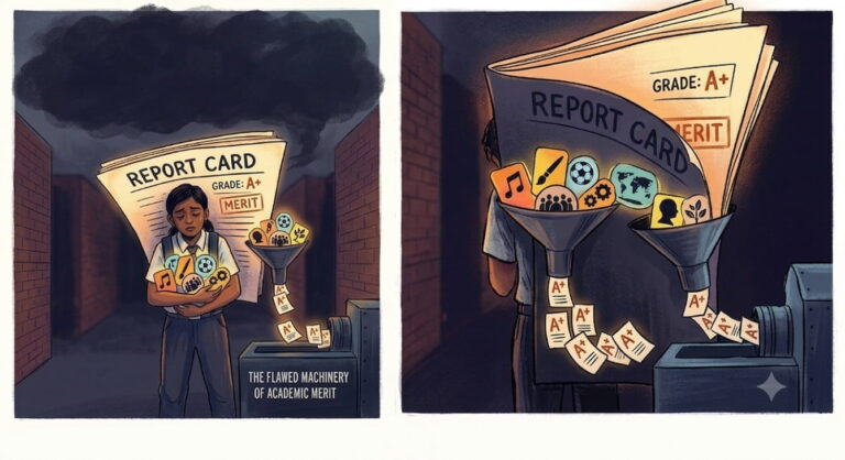Eight Intelligences, One Report Card: The Flawed Machinery of Academic Merit