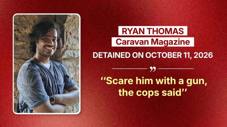 delhi police assaults on journalists covering anti-sir protests ryan thomas