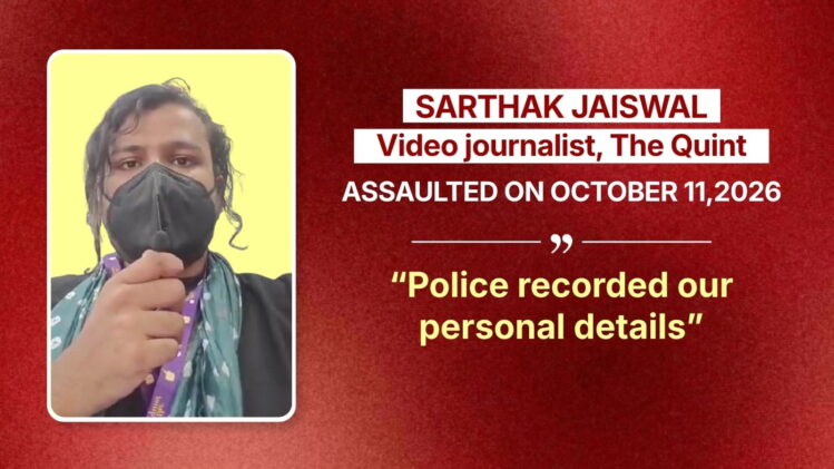 delhi police assaults on journalists covering anti-sir protests