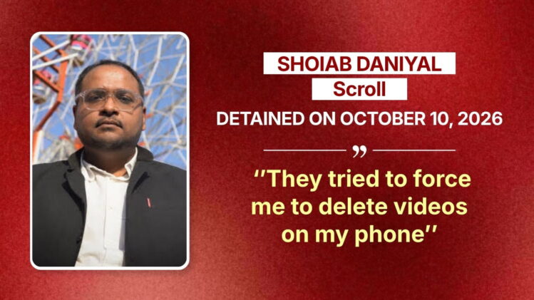 delhi police assaults on journalists covering anti-sir protests Shoaib Daniyal