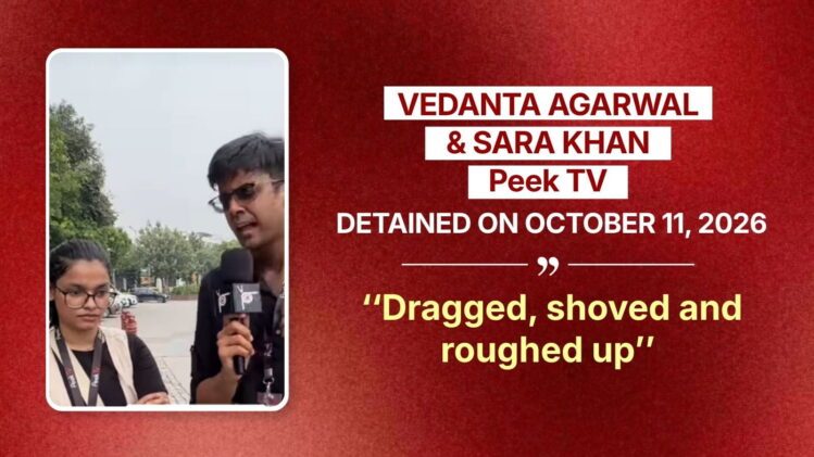 delhi police assaults on journalists covering anti-sir protests vedanta sara khan